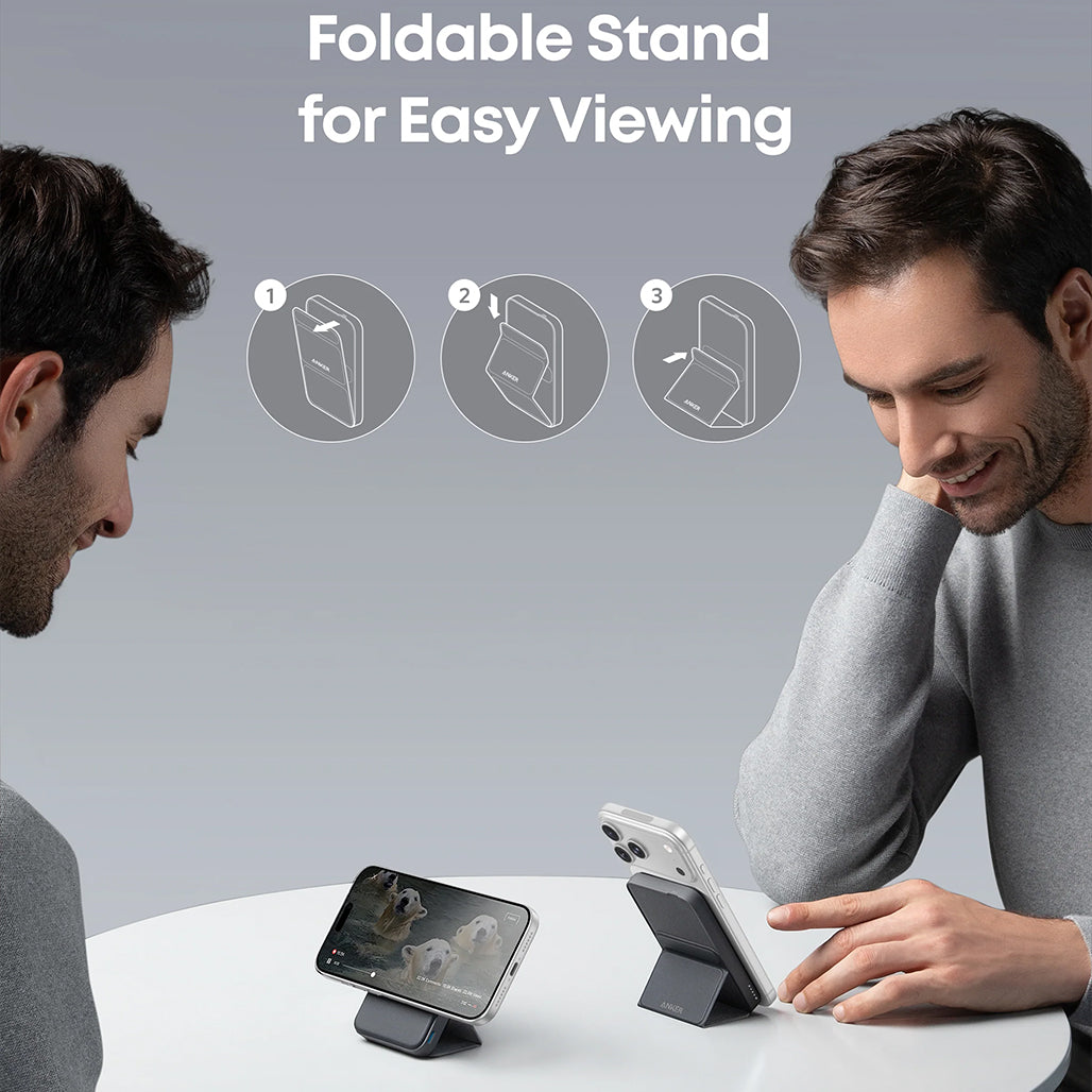 A Photo Of Anker 622 Magnetic Battery (MagGo) - 5000mAh Wireless Power Bank