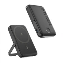 Anker MagGo Magnetic Power Banks with Kickstands, 2 Pack – Compact 5000mAh Wireless Chargers for iPhone 12 and Newer Models