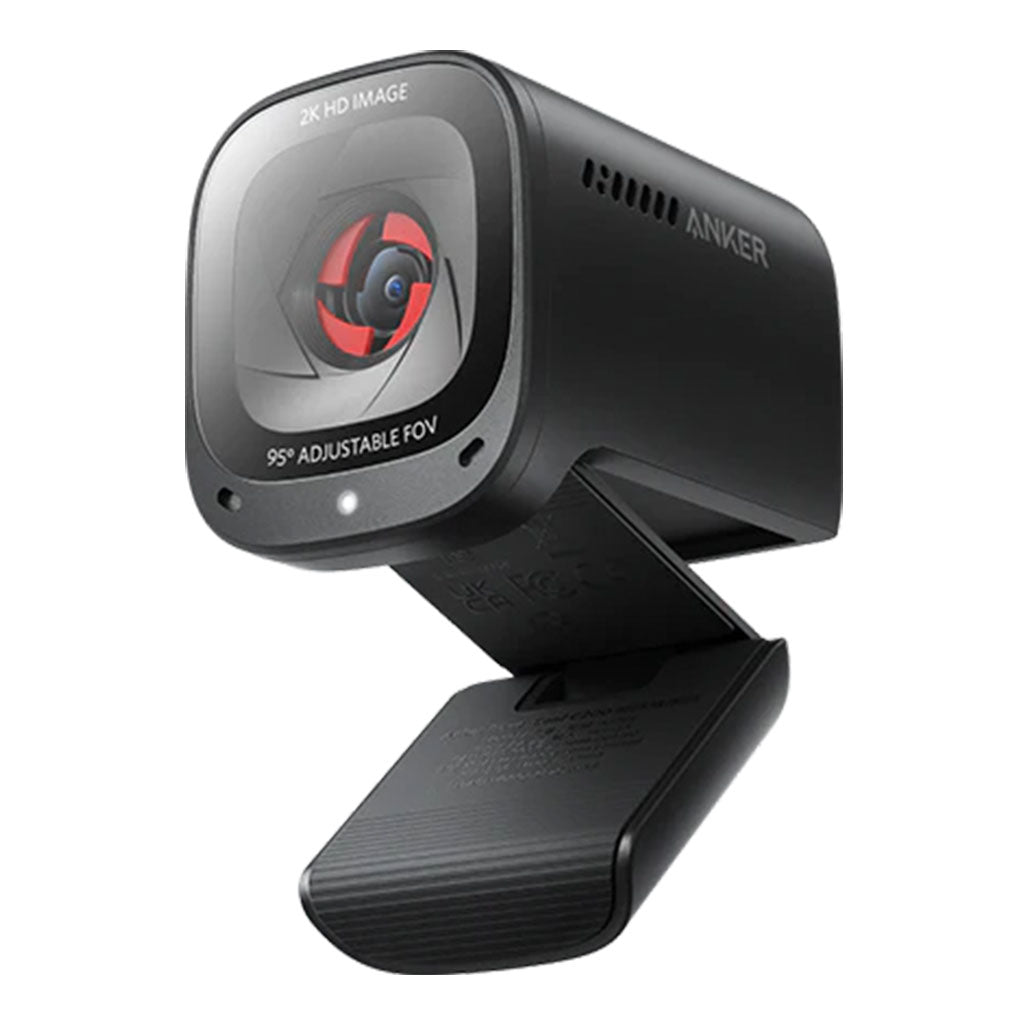 A Photo Of Anker PowerConf C200 Webcam – 2K Ultra-Clear Resolution, Adjustable Field of View, Built-In Privacy Cover, AI Stereo Pickup