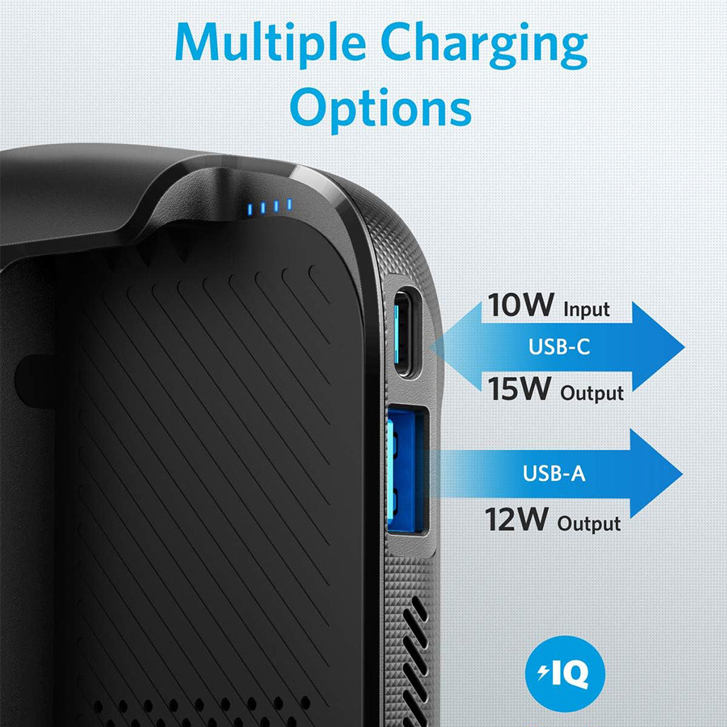 A Photo Of Anker PowerCore Play 6K Mobile Gaming Controller with 6700mAh Power Bank, Cooling Fan & Adjustable Grip – Gamepad for Android & iOS Smartphones