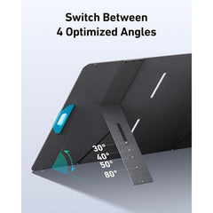 A Photo Of Anker SOLIX PS400 400W Portable Solar Panel – Foldable, Waterproof, High-Efficiency Charger for RVs, Camping & Emergency Backup