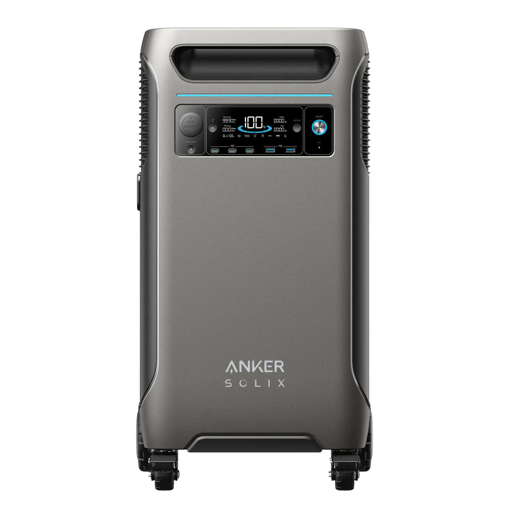 A Photo Of Anker SOLIX F3800 Portable Power Station 6000W – 3840Wh | Expandable Home Backup Power with EV & RV Charging