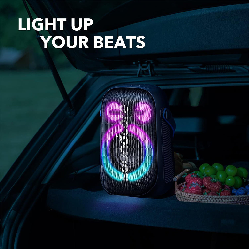 A Photo Of Anker Soundcore Rave Neo 2 – 80W Portable Bluetooth Speaker with BassUp, PartyCast 2.0, and IPX7 Waterproof Rating