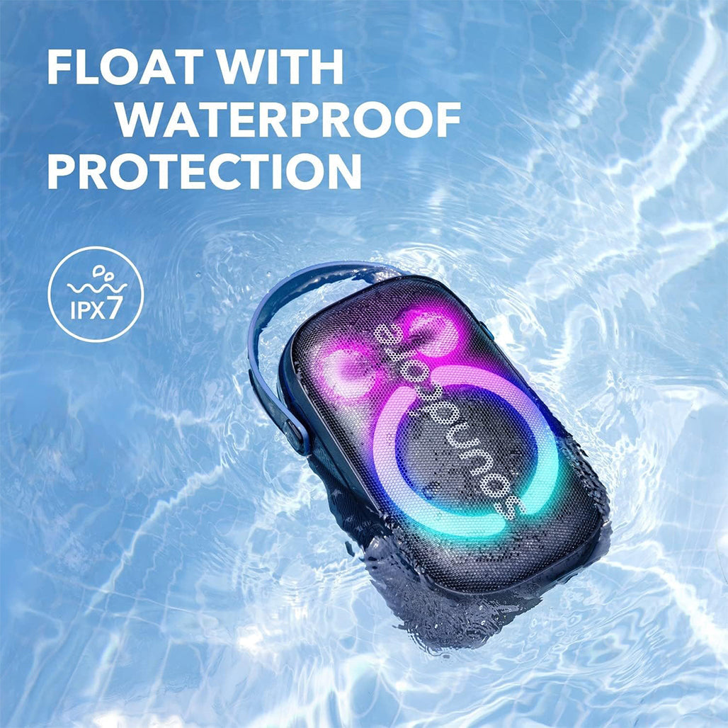 A Photo Of Anker Soundcore Rave Neo 2 – 80W Portable Bluetooth Speaker with BassUp, PartyCast 2.0, and IPX7 Waterproof Rating