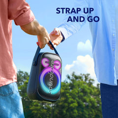 A Photo Of Anker Soundcore Rave Neo 2 – 80W Portable Bluetooth Speaker with BassUp, PartyCast 2.0, and IPX7 Waterproof Rating