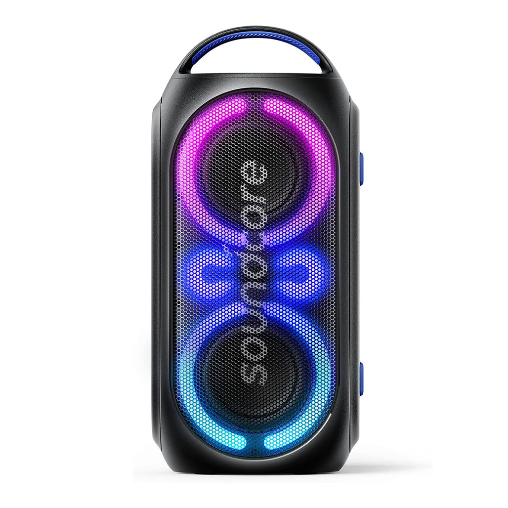 A Photo Of Anker Soundcore Rave Party 2 – 120W Portable Bluetooth Speaker with Deep Bass, PartyCast 2.0, Light Show, IPX4 Water Resistance & 16H Battery Life