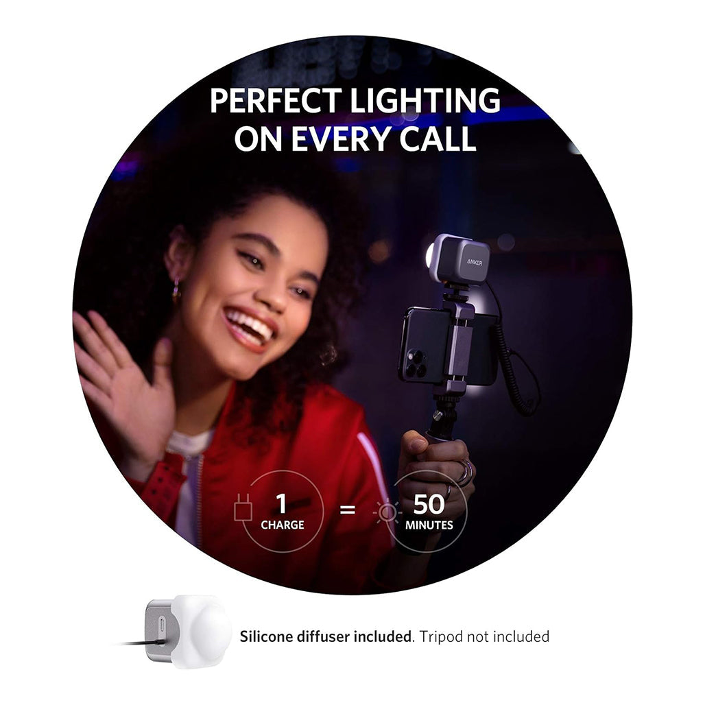 A Photo Of Anker iPhone LED Flash – Professional Lighting for iPhone Photography and Videography