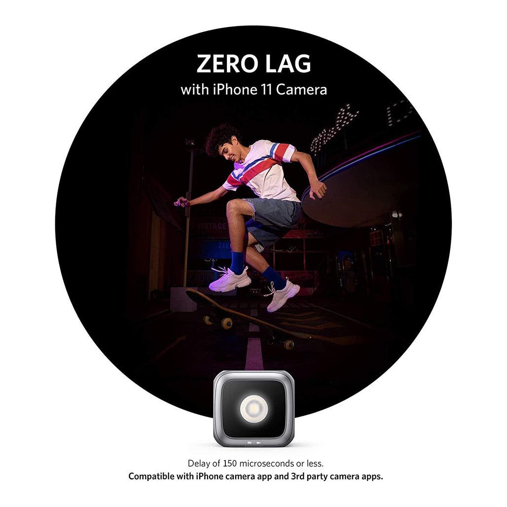 A Photo Of Anker iPhone LED Flash – Professional Lighting for iPhone Photography and Videography