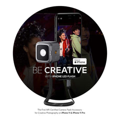A Photo Of Anker iPhone LED Flash – Professional Lighting for iPhone Photography and Videography