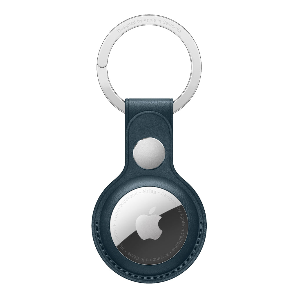 A Photo Of Apple AirTag Leather Key Ring - Baltic Clue | MHJ23