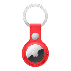 A Photo Of Apple AirTag Leather Key Ring - Product(RED) | MK103