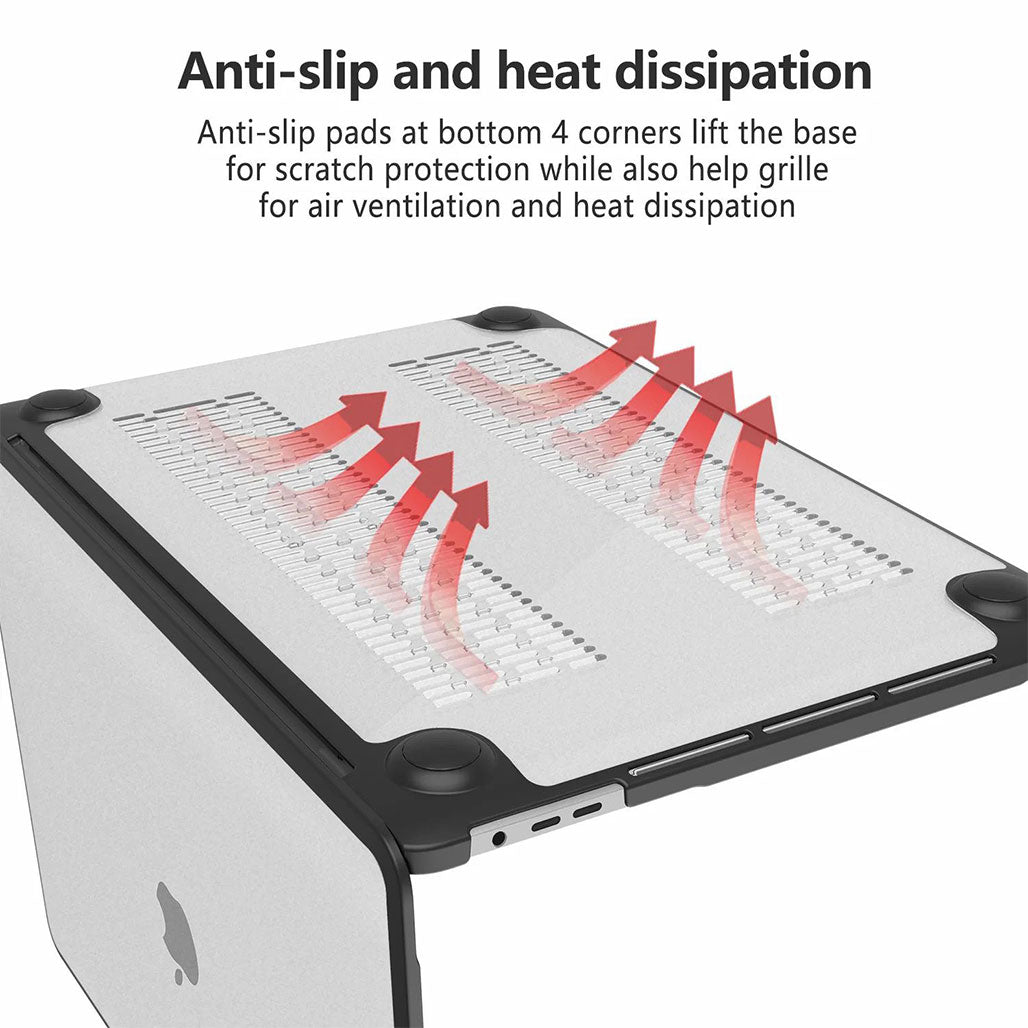 A Photo Of Apple MacBook Hardshell Case with Anti-Shock Edge Protection | MacBook Air 13