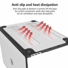 A Photo Of Apple MacBook Hardshell Case with Anti-Shock Edge Protection | MacBook Air 13