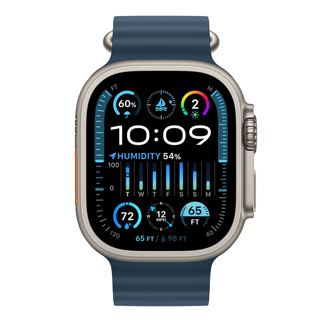 A Photo Of Apple Watch Ultra 2 with Ocean Band