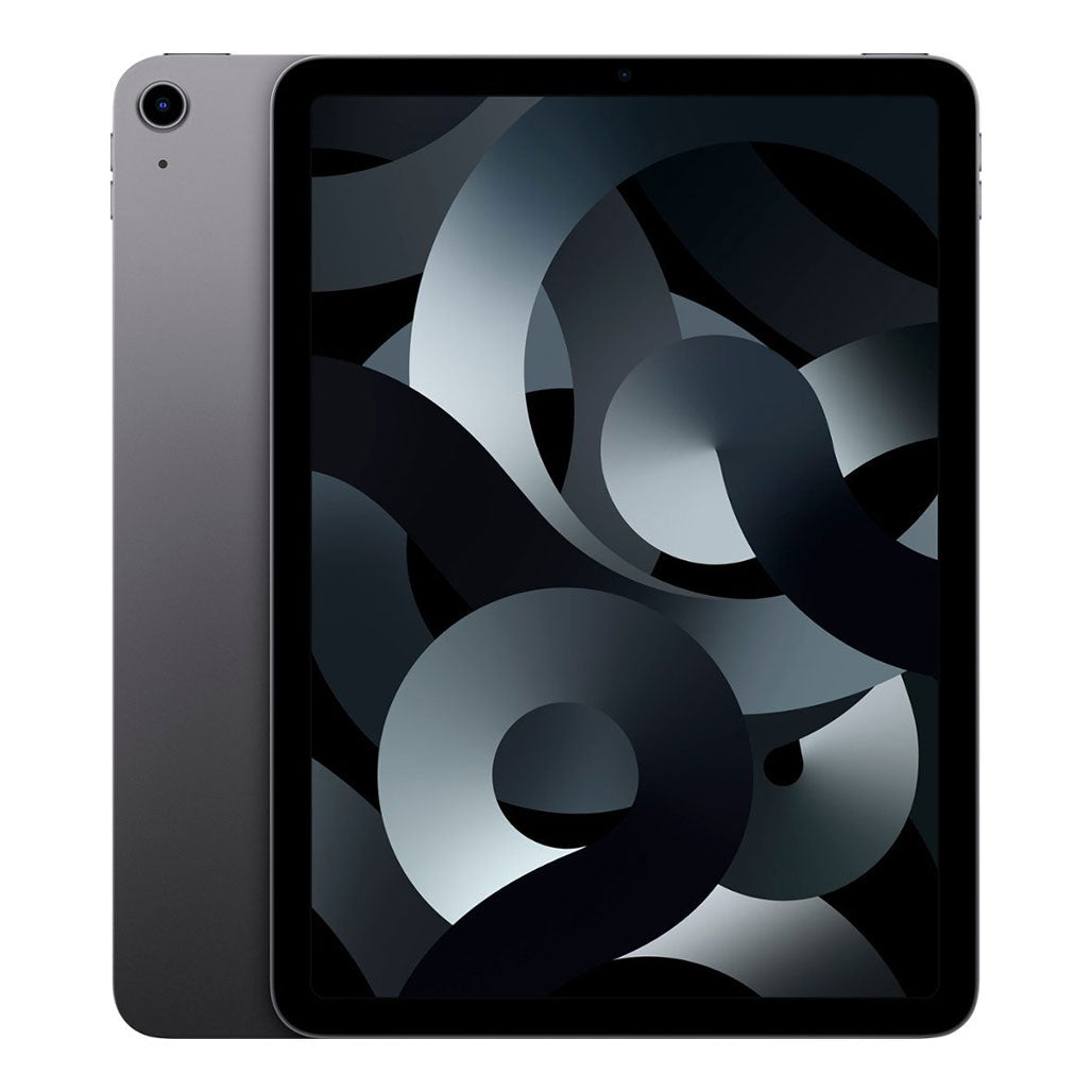 A Photo Of Apple iPad Air (5th Gen) Wi-Fi + Cellular - Space Gray, 64GB/256GB, Liquid Retina Display, M1 Chip, 5G Compatibility