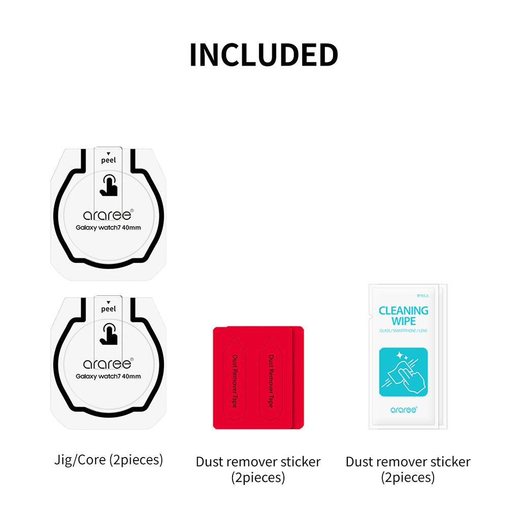 A Photo Of Araree Core Glass For Samsung Galaxy Watch 7 Ultra