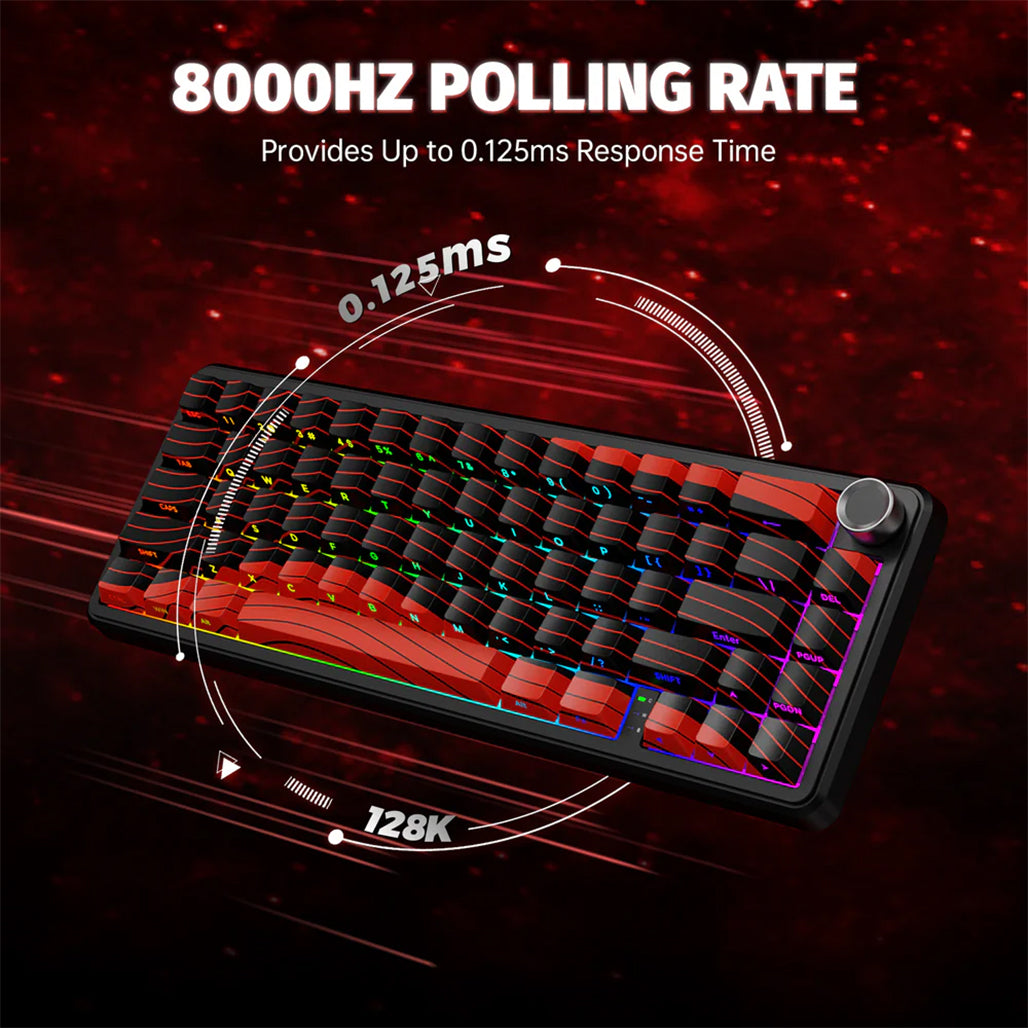 A Photo Of Attack Shark X65 PRO HE - Wireless Rapid Trigger Magnetic Gaming Keyboard