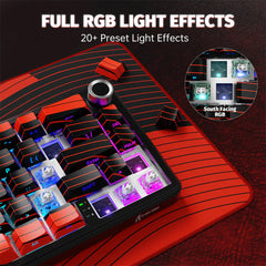 A Photo Of Attack Shark X65 PRO HE - Wireless Rapid Trigger Magnetic Gaming Keyboard