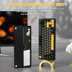 A Photo Of Attack Shark X86 Full Aluminum Wireless Mechanical Keyboard