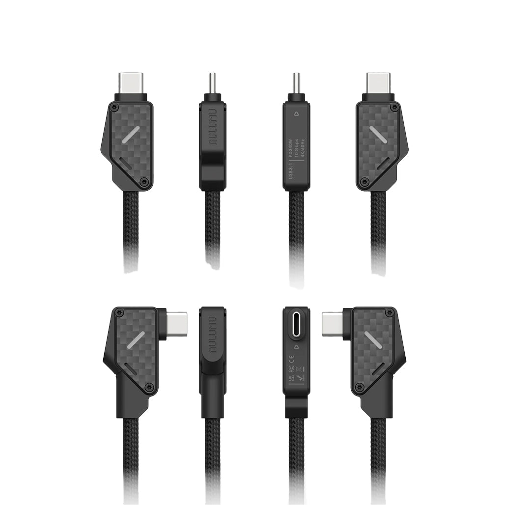 A Photo Of Aulumu M07 Light Carbon 240W USB-C to USB-C Cable