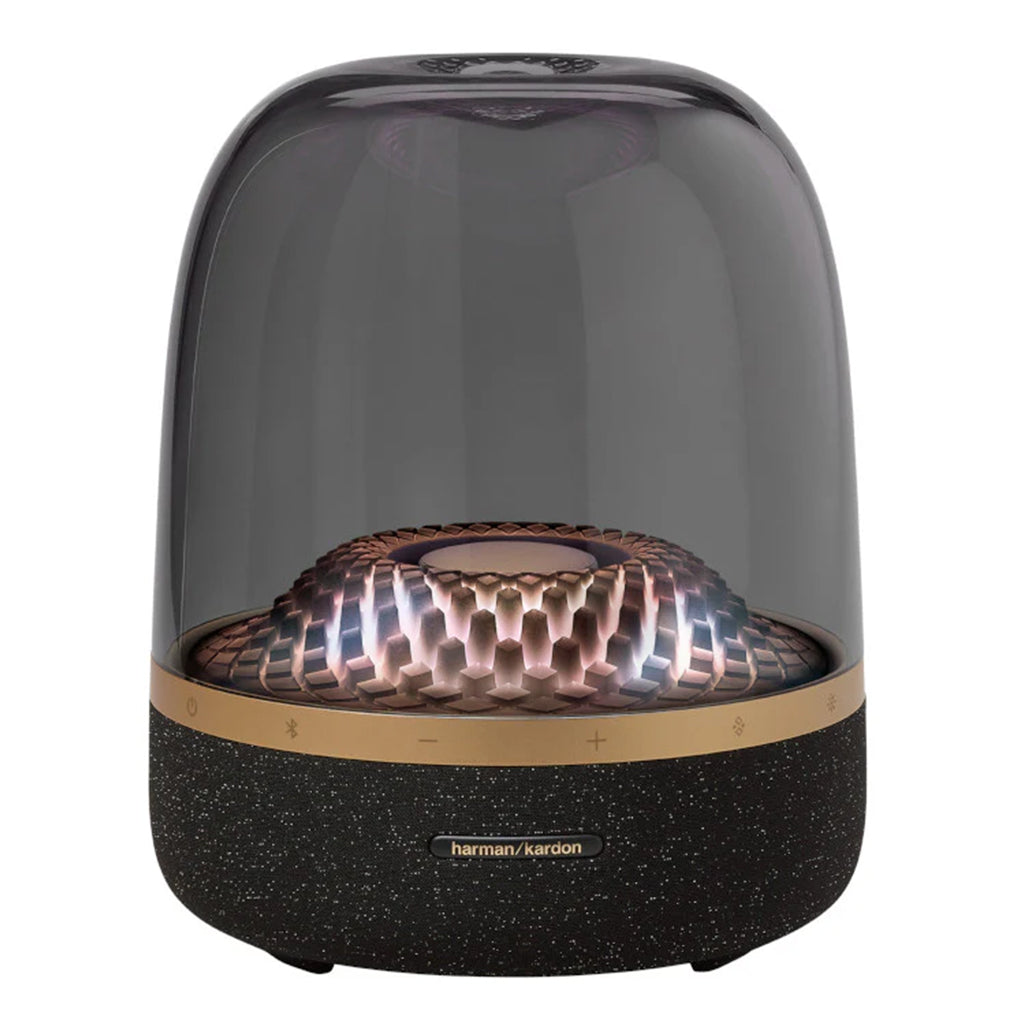 A Photo Of Harman Kardon Aura Studio 4 - Premium 360-Degree Bluetooth Speaker with Diamond-Effect Lighting