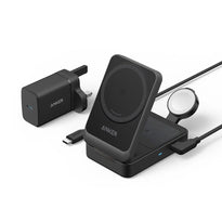 Anker MagGo 15W 3-in-1 Qi2 Certified Wireless Charging Station B2557 - Fast Wireless Charger for iPhone, AirPods, Apple Watch