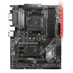 A Photo Of MSI B450 Tomahawk Motherboard - 911-7C02-004 | Advanced Connectivity and High Performance