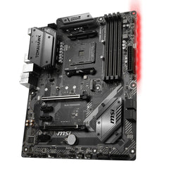 A Photo Of MSI B450 Tomahawk Motherboard - 911-7C02-004 | Advanced Connectivity and High Performance