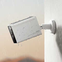 A Photo Of Xiaomi Solar Outdoor Camera BW400 Pro Set - 2.5K Resolution, 132° Wide FOV, Solar-Powered, HDR, Night Vision, Wireless Connectivity