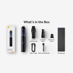 A Photo Of Baseus A5 Car Vacuum Cleaner: Supercharged Suction for a Cleaner Car Interior