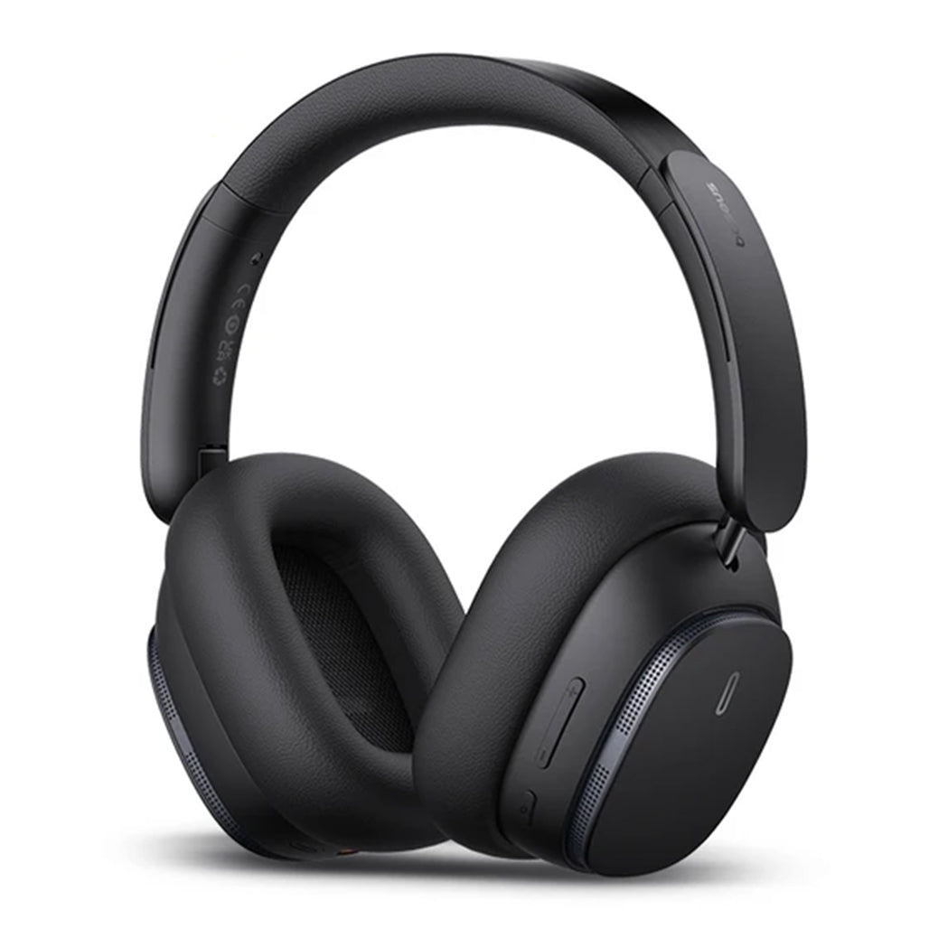 A Photo Of Baseus Bowie H1 Pro Noise-Cancellation Wireless Headphones - HiFi Sound, 80-Hour Battery Life, Bluetooth 5.3, Dual Connection