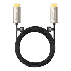 A Photo Of Baseus High Definition Series 10M Optical Fiber HDMI to HDMI Cable - 4K@60Hz, Black