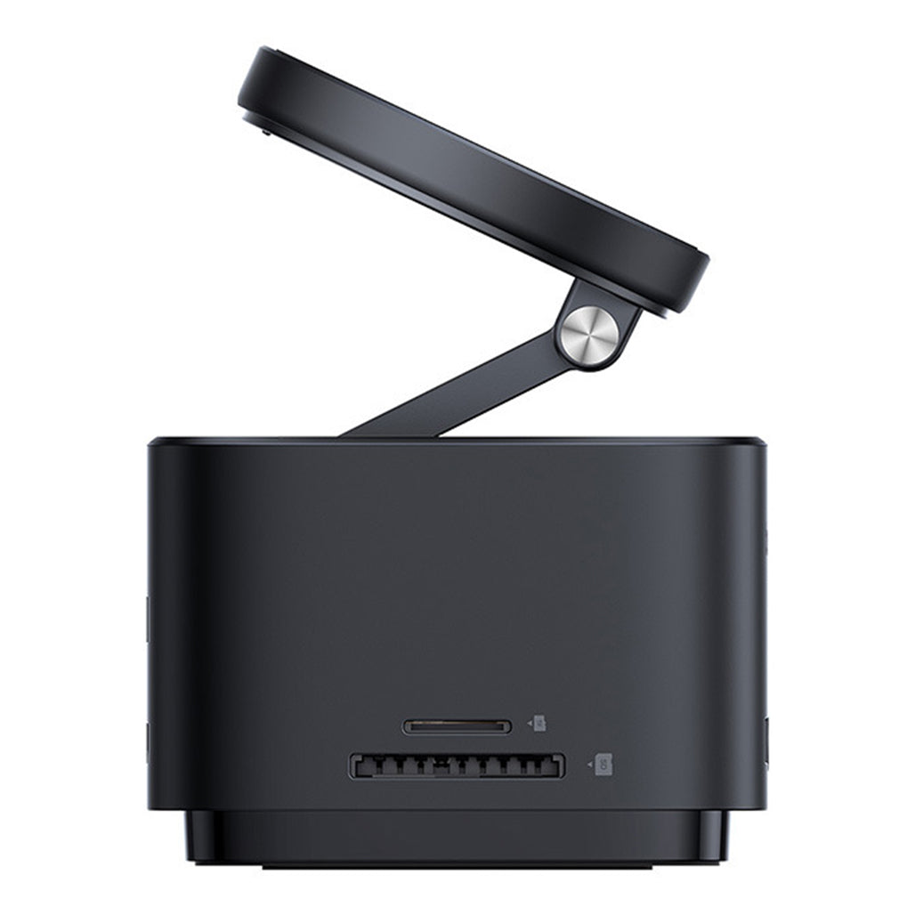 A Photo Of Baseus MagPro Series II 7-in-1 Hub – Magnetic Wireless Charging, 15W Qi2, 100W PD, 4K HDMI, Ultra-Fast 10Gbps Ports