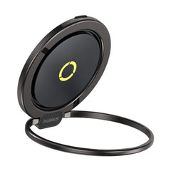 A Photo Of Baseus MagPro Series II Magnetic Ring Phone Holder, Black – Strong Magnetic Grip & 360° Rotation for Versatile Use