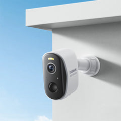 A Photo Of Baseus N1 Outdoor Security Camera – 2K Ultra HD, 210-Day Battery, Color Night Vision, IP67 Weatherproof