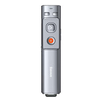 Baseus Orange Dot Wireless Presenter (Red Laser) - Grey