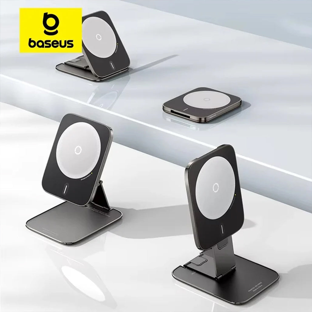 A Photo Of Baseus PrimeTrip VX1 Versatile Travel Magnetic Phone Holder – Ultra-Thin, 3-Axis Foldable, Dual Magnetic Sides, Multiple Modes