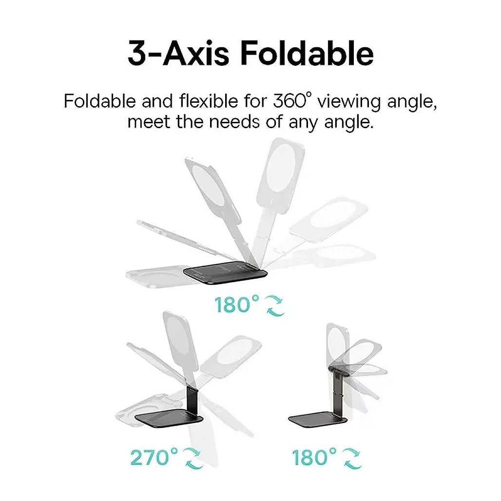 A Photo Of Baseus PrimeTrip VX1 Versatile Travel Magnetic Phone Holder – Ultra-Thin, 3-Axis Foldable, Dual Magnetic Sides, Multiple Modes