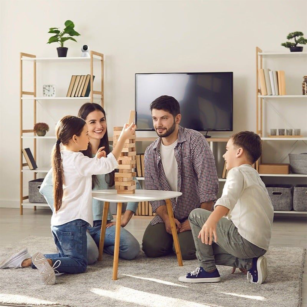 A Photo Of Baseus Security P1 Indoor Camera 3K – 8X Zoom, 360° View, Baby Crying Detection, 2.4G/5G WiFi