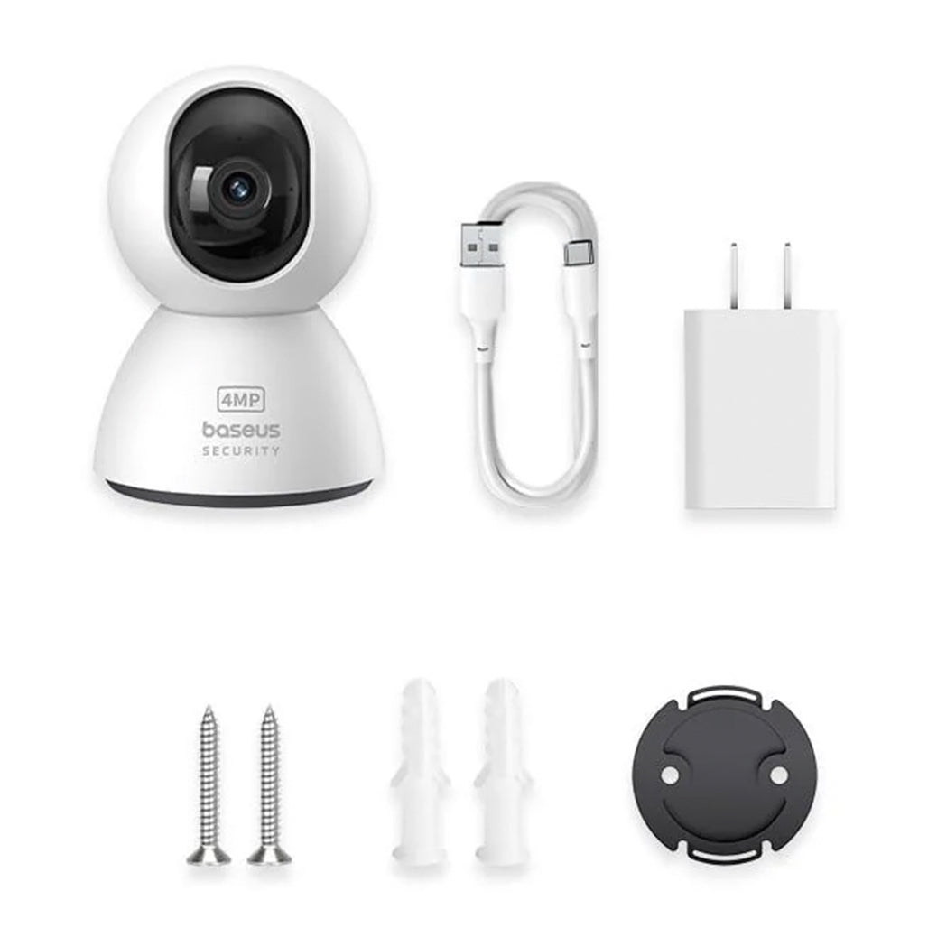 A Photo Of Baseus Security P1 Indoor Camera 3K – 8X Zoom, 360° View, Baby Crying Detection, 2.4G/5G WiFi