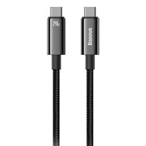 Baseus Tungsten Gold 240W USB-C to USB-C Fast Charging Data Cable – 3m Black