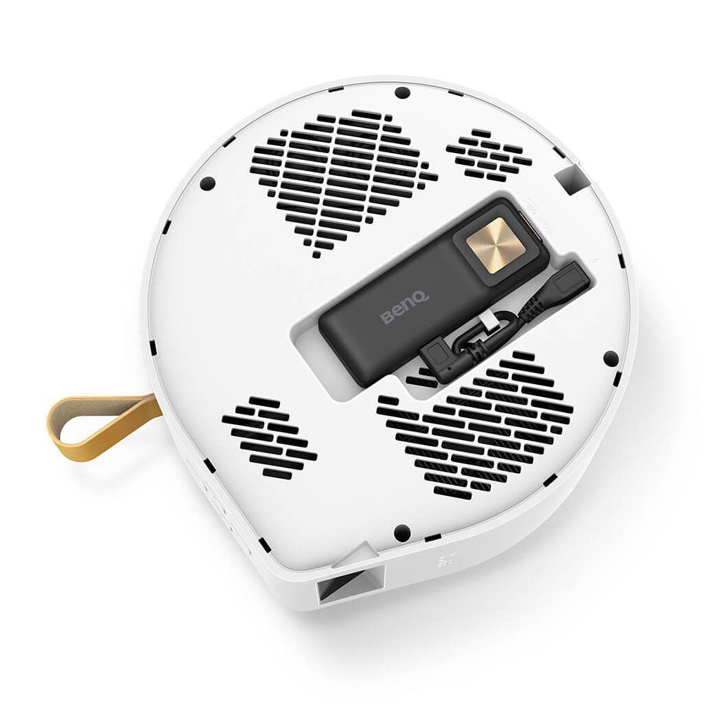 A Photo Of BenQ GV30 Portable Smart Projector with Android TV, Wireless Casting, 2.1 Bluetooth Speakers