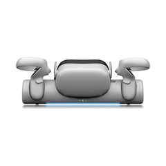 A Photo Of BluPebble Elite Charging Station for Meta Quest 2 – Fast Wireless Dock with Magnetic USB-C Connector