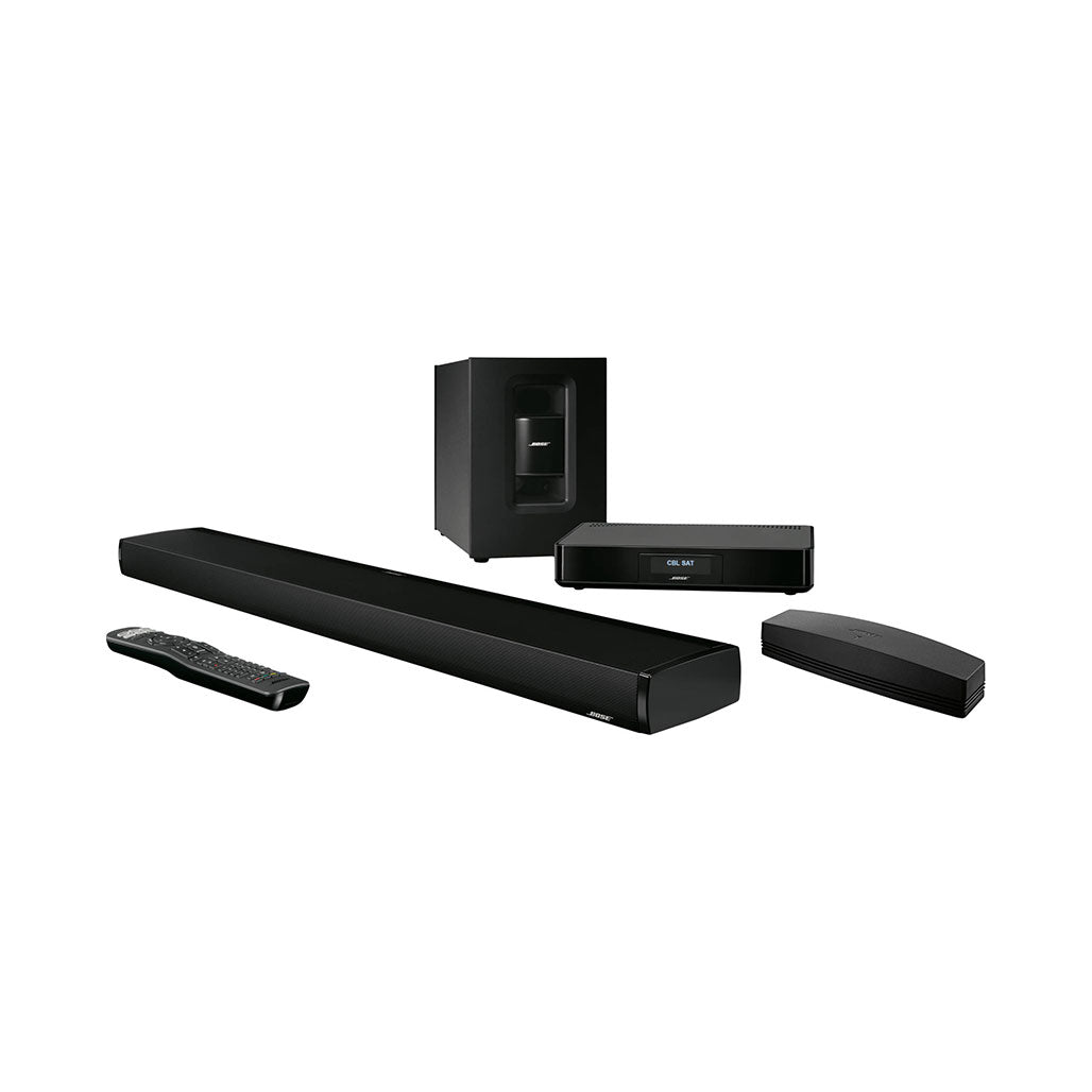 A Photo Of Bose SoundTouch 130 Home Theater System With Wireless Bass Module
