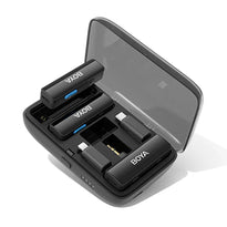 BOYALINK All-in-One Wireless Microphone System – Dual-Channel 2.4GHz, Noise Reduction, Ultra-Long Battery Life, and Multi-Connector Support