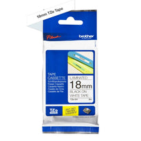 Brother TZe-241 Labelling Tape Cassette – Black on White, 18mm wide