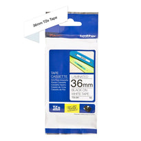 Brother TZe-261 Labelling Tape Cassette – Black on White, 36mm wide