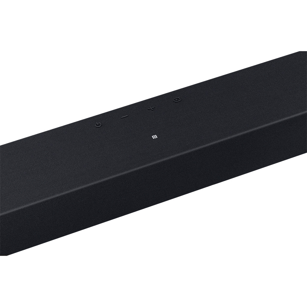 A Photo Of Samsung HW-C400 Soundbar - 40W 2.0 Channel with Dolby Digital 2.0, Built-In Woofer, and Bluetooth Connectivity
