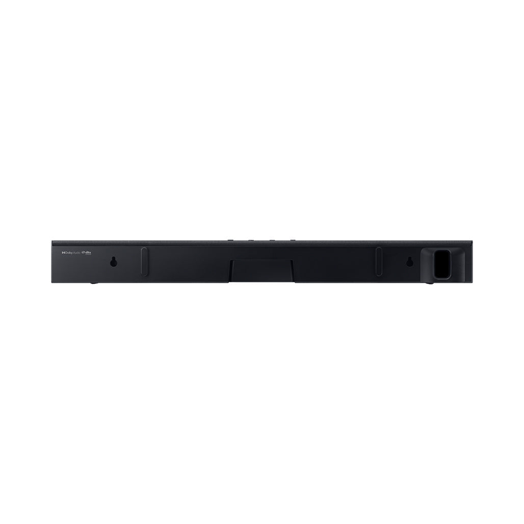 A Photo Of Samsung HW-C400 Soundbar - 40W 2.0 Channel with Dolby Digital 2.0, Built-In Woofer, and Bluetooth Connectivity