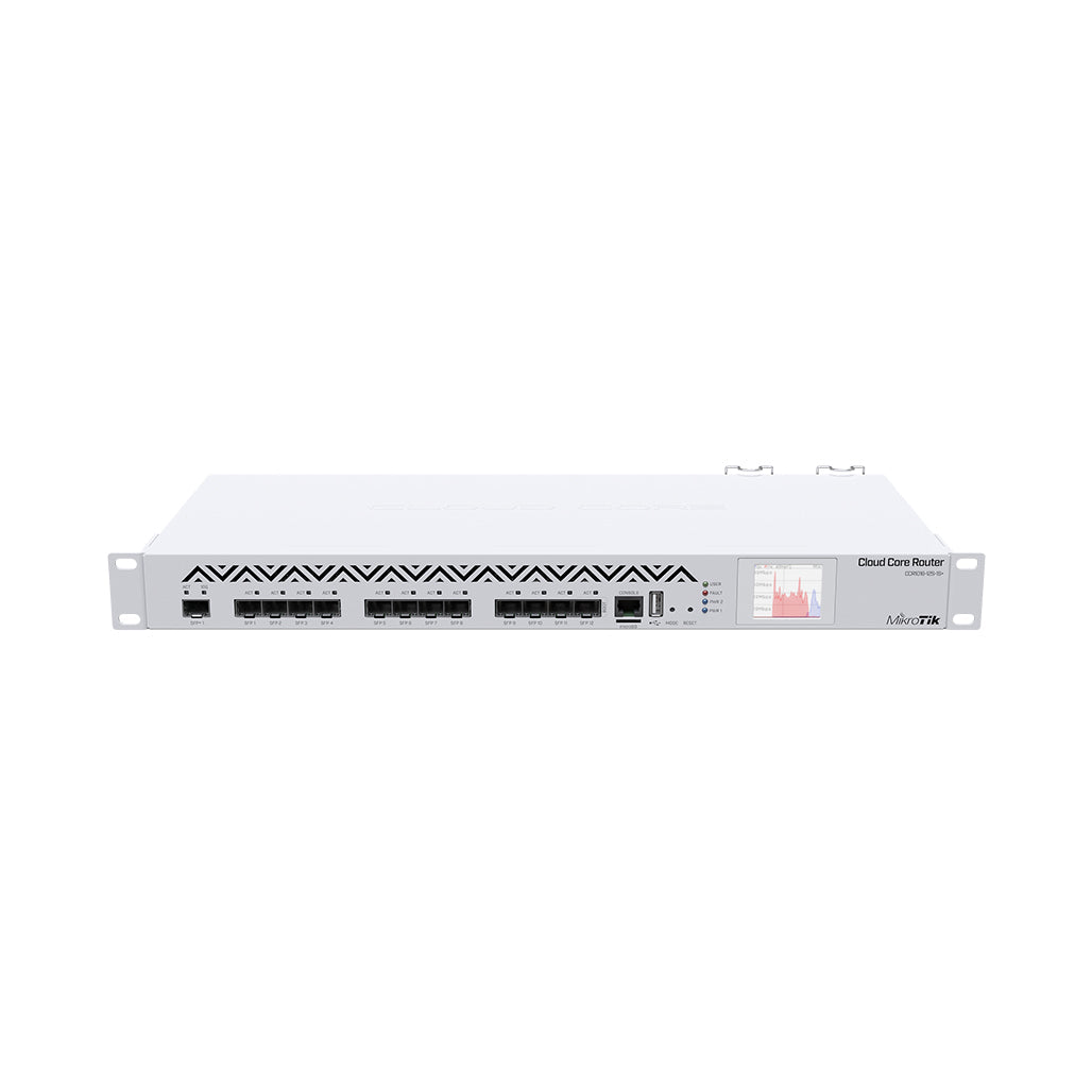 A Photo Of MikroTik Cloud Core Router CCR1016-12S-1S+ | 16-Core CPU, 12x SFP Ports, 1x SFP+ Port